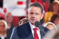 Rafal Trzaskowski Election Night In Sandomierz, Poland
