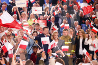 Rafal Trzaskowski Election Night In Sandomierz, Poland