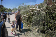 Cleanup after devastating St Louis tornado