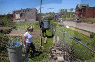 Cleanup after devastating St Louis tornado