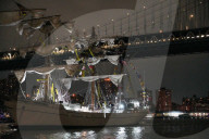 Mexican Navy Ship Crashes Into Brooklyn Bridge