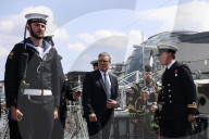 Prime Minister Keir Starmer visits troops on HMS Sutherland