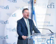 Conservative Friends of Israel (CFI) Annual Business Lunch at the Intercontinental Hotel, London, UK.