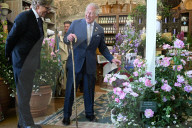 King Charles and Queen Camilla at Chelsea Flower Show in London, UK.