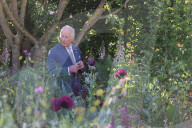 King Charles and Queen Camilla at Chelsea Flower Show in London, UK.