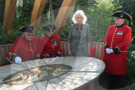 King Charles and Queen Camilla at Chelsea Flower Show in London, UK.