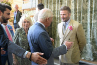 King Charles and Queen Camilla at Chelsea Flower Show in London, UK.