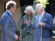 King Charles and Queen Camilla at Chelsea Flower Show in London, UK.