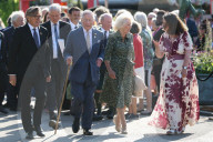 King Charles and Queen Camilla at Chelsea Flower Show in London, UK.