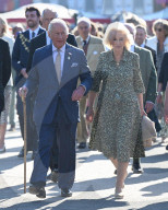 King Charles and Queen Camilla at Chelsea Flower Show in London, UK.