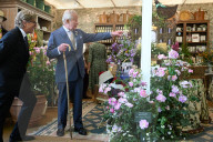 King Charles and Queen Camilla at Chelsea Flower Show in London, UK.