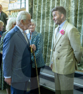King Charles and Queen Camilla at Chelsea Flower Show in London, UK.