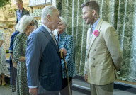 King Charles and Queen Camilla at Chelsea Flower Show in London, UK.