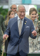 King Charles and Queen Camilla at Chelsea Flower Show in London, UK.