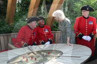 King Charles and Queen Camilla at Chelsea Flower Show in London, UK.