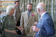 King Charles and Queen Camilla at Chelsea Flower Show in London, UK.