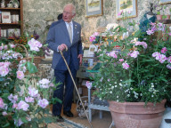 King Charles and Queen Camilla at Chelsea Flower Show in London, UK.