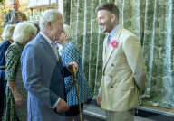 King Charles and Queen Camilla at Chelsea Flower Show in London, UK.