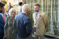 King Charles and Queen Camilla at Chelsea Flower Show in London, UK.