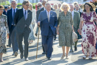 King Charles and Queen Camilla at Chelsea Flower Show in London, UK.