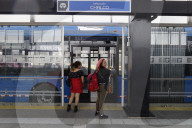 Opening Of The Santa Martha-Chalco Elevated Trolleybus, Mexico City-State Of Mexico