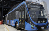 Opening Of The Santa Martha-Chalco Elevated Trolleybus, Mexico City-State Of Mexico