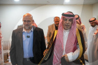 The Saudi Ambassador In Damascus, Faisal Bin Saud Al-Mujfel, On A Field Tour At Damascus International Airport.