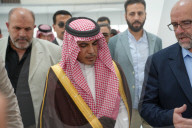 The Saudi Ambassador In Damascus, Faisal Bin Saud Al-Mujfel, On A Field Tour At Damascus International Airport.