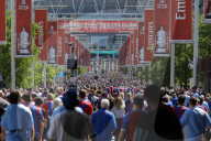 F.A. Cup final match between Crystal Palace and Manchester City at Wembley Stadium on May 17th 2025 in London, UK.