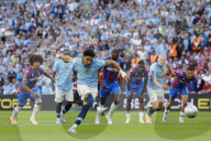 F.A. Cup final match between Crystal Palace and Manchester City at Wembley Stadium on May 17th 2025 in London, UK.