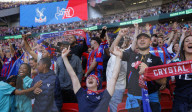 F.A. Cup final match between Crystal Palace and Manchester City at Wembley Stadium on May 17th 2025 in London, UK.