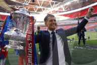 F.A. Cup final match between Crystal Palace and Manchester City at Wembley Stadium on May 17th 2025 in London, UK.