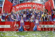 F.A. Cup final match between Crystal Palace and Manchester City at Wembley Stadium on May 17th 2025 in London, UK.