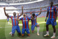 F.A. Cup final match between Crystal Palace and Manchester City at Wembley Stadium on May 17th 2025 in London, UK.