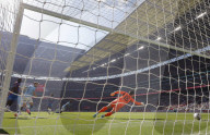 F.A. Cup final match between Crystal Palace and Manchester City at Wembley Stadium on May 17th 2025 in London, UK.