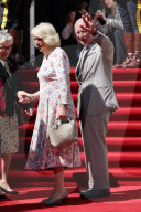 King Charles and Queen Camilla at Canada House in London