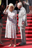 King Charles and Queen Camilla at Canada House in London