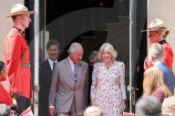 King Charles and Queen Camilla at Canada House in London