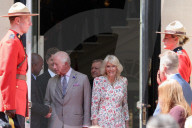 King Charles and Queen Camilla at Canada House in London