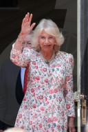 King Charles and Queen Camilla at Canada House in London