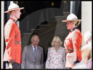 King Charles and Queen Camilla at Canada House in London