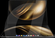 Foldable laptop doubles as a touch screen tablet