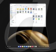 Foldable laptop doubles as a touch screen tablet