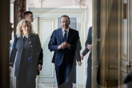 Press Conference Of Bruno Retailleau, Minister Of The Interior, At The HÃ´tel De Beauvau, In Paris