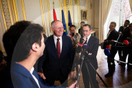Press Conference Of Bruno Retailleau, Minister Of The Interior, At The HÃ´tel De Beauvau, In Paris