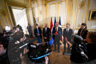 Press Conference Of Bruno Retailleau, Minister Of The Interior, At The HÃ´tel De Beauvau, In Paris
