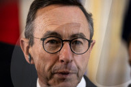 Press Conference Of Bruno Retailleau, Minister Of The Interior, At The HÃ´tel De Beauvau, In Paris