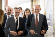 Press Conference Of Bruno Retailleau, Minister Of The Interior, At The HÃ´tel De Beauvau, In Paris