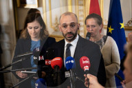Press Conference Of Bruno Retailleau, Minister Of The Interior, At The HÃ´tel De Beauvau, In Paris