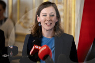 Press Conference Of Bruno Retailleau, Minister Of The Interior, At The HÃ´tel De Beauvau, In Paris